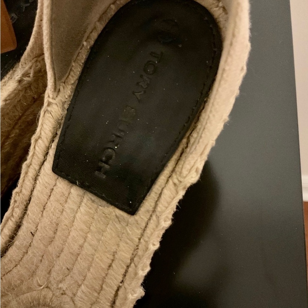 Tory Burch Color Block Wedge Espadrille Sandals - Picture 7 of 13